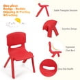 thumbnail image 6 of Topbuy Kids Multifunctional Activity Rectangle Table Kids Learn and Play Desk Red, 6 of 9