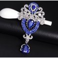 thumbnail image 1 of CHAO Broche De Botones De Cristal Azul Marino, Botones De Broche De Camisa, Broche De Seguridad, Broches De Botones Para Prevenir La Exposición Accidental, Para Ropa, Jeans, Decoración De Bufandas, 1 of 5