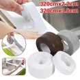 thumbnail image 2 of Fznkrag PVC Kitchen and Bathroom Waterproof and Mildew Tape Kitchen Seam Seals Waterproof Strips Bathroom Toilet Gap Wall Stickers, 2 of 11