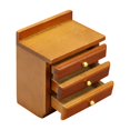 thumbnail image 3 of LEEYNEER Mini Bedside Cabinet Tiny Dollhouse Small Night Stand Table, 3 of 8
