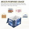thumbnail image 6 of Yayeee Collapsible Cube Storage Bin with Lid Fabric Closet Decorative Basket with Handles, Crystal Ball, 6 of 7
