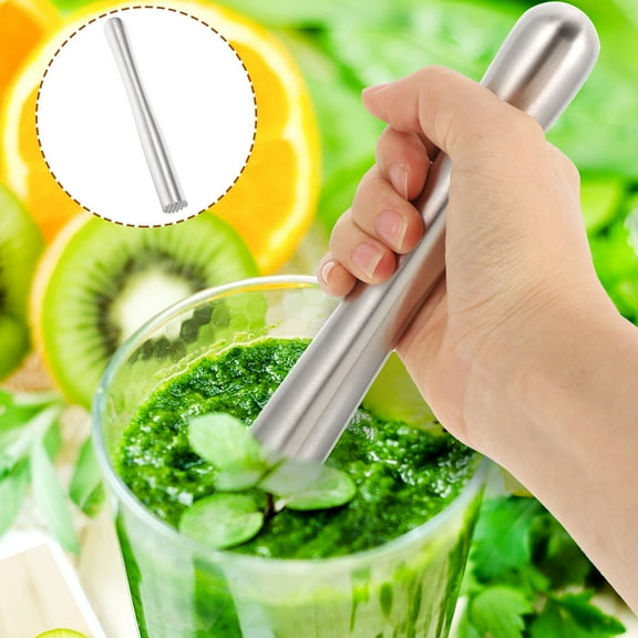 CHICHUMID 1Pcs Stainless Steel Ice Hammer for Muddler Ice Crushing Rod in Restaurants