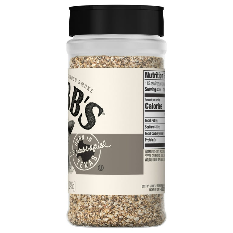 stubbe tobacco Stubb's Black Pepper & Smoke Rub 12.2 oz Bottle with Texas flavors of black  pepper garlic and applewood smoke