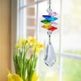 thumbnail image 3 of Crystal Suncatcher,Hanging Rainbow Maker with Chakra Star Beads,Window Home Decor, 3 of 5