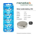 thumbnail image 3 of Renata 392 SR41W 1.55V Silver Oxide Watch Battery, 3 of 13
