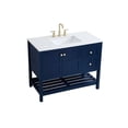 thumbnail image 4 of 42 inch Single Bathroom Vanity in Blue, 4 of 8