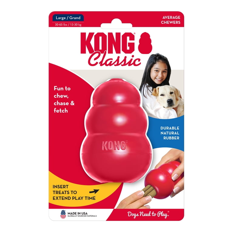 tggman在庫1点物RED起毛 CLASSIC 5ｘ3ｍｍセミドライL Kong Classic Large Red Dog Toy for Play and Chew - Walmart.com
