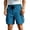 Sky Blue, variant on Big & Tall Men's Cargo Shorts 5 Pockets 7" Inseam Quick Dry Outdoor Hiking Short Pants Elastic Waist Drawstring Above Knee for Work