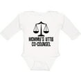 thumbnail image 3 of Inktastic Mommy Little Co Counsel Lawyer Boys or Girls Long Sleeve Baby Bodysuit, 3 of 5