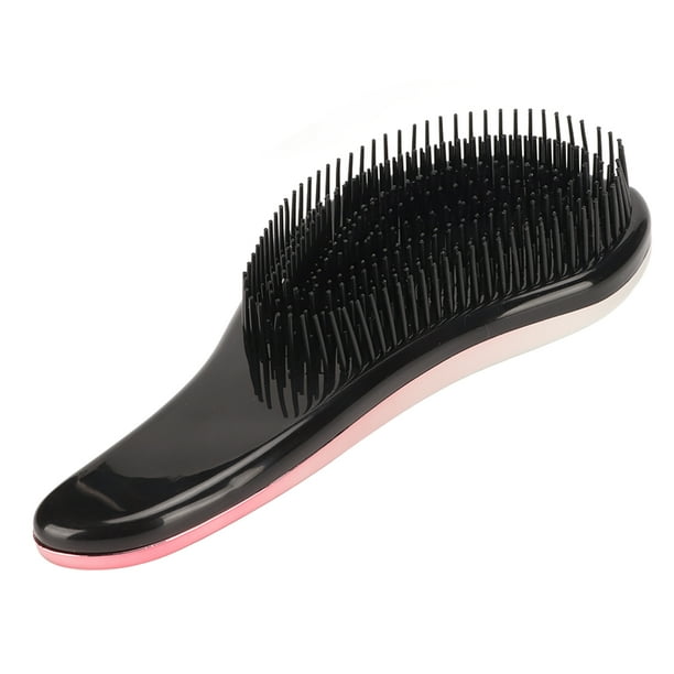 Cepillo Desenredado, Maldito Glide Glide Pink White Gradiente Enredado Para Cabello Liso