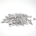 thumbnail image 4 of Cierres para joyería BuyWeek 200 piezas collar anillos de salto plateados, 4 of 12