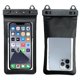 thumbnail image 1 of Cubierta de coque de teléfono móvil de PVC impermeable para deportes al aire libre (negro), 1 of 7