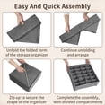thumbnail image 2 of 12 Pack Drawer Organizer for Clothes, Underwear Organizer Set with 116 Cells, Foldable Fabric Storage Bins for Socks, Bras, Underwear, Closet Drawer Dividers, 2 of 8