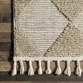 thumbnail image 4 of nuLOOM Marissa High/Low Diamond Tassel Area Rug, 12' x 15', Marissa Beige, 4 of 9