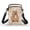 Strawberry Clover Pattern, variant on HELLHERO Cherry Pattern Double Deck Crossbody Sling Bags with with Shoulder Strap Polyester 4.33"x1.97"x7.09" for Men, Women