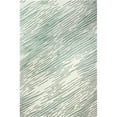 thumbnail image 1 of Bashian R129-IVGN-6X9-HG367 Bashian Greenwich Collection Abstract Contemporary Wool & Viscose Hand Tufted Area Rug, Ivory & Green - 5 ft. 6 in. x 8 ft. 6 in., 1 of 1