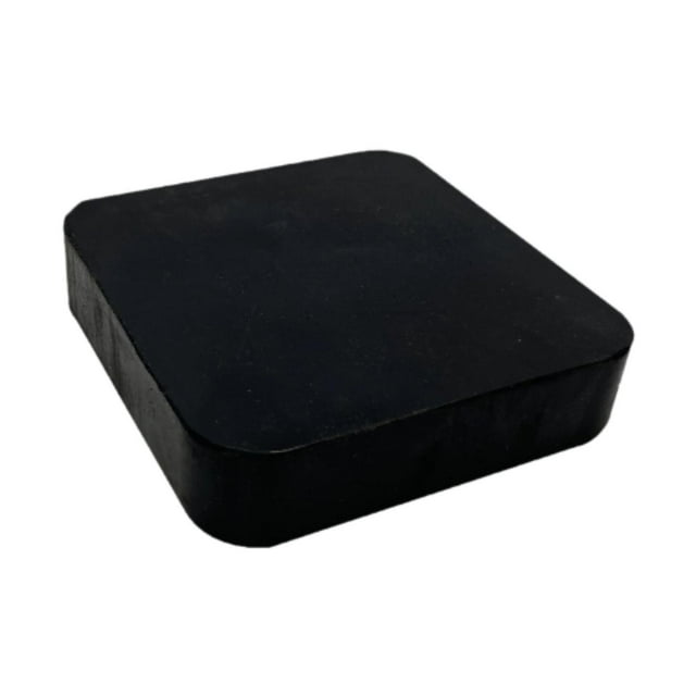 Bloque de banco de goma, bloque de Dapping, superficie de trabajo para fabricación de joyas, almohadilla de estampado antideslizante de 4 "x 4" x 1