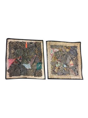 Mogul Designer Pillow Sham Zari Embroidery Patchwork Throw Toss Cushion Cover Bohemian Decor 16X16