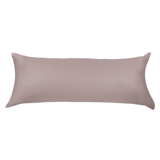 Unique Bargains Body Pillowcase 100% Long Staple Cotton 300TC 1Pcs, 20x72 Light Coffee Color