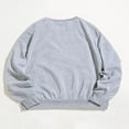 thumbnail image 3 of CNKOO Women‘s Loose Pullover  Pumpkin Letter Print Long Sleeve Sweatshirt, 3 of 5