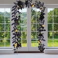 thumbnail image 4 of Blotona Fall Maple Leaf Garland, Black Decorations Halloween Garland,  Artificial Black Maple Leaf Vine, for Thanksgiving, Autumn, Haunted House, Home Decor, 4 of 8