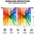 thumbnail image 2 of Blackout Kids Curtains,Colorful Ink Pattern Childrens Insulated Curtains Set Of 2,Bedroom Essentials,Toddler Room Decor 42"x54", 2 of 5