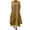 Yellow, variant on Jophufed Women's Fashion Plus Size Summer Dresses Round-Neck Solid Maxi Long Dress Helf Sleeve Buttons Dress