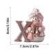 thumbnail image 4 of 26 English Letter Christmas Ornament Christmas Tree Decoration 2D Acrylic Decoration Car Rearview Mirror Ornament, 4 of 5