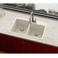 thumbnail image 4 of Elkay Elx250r Quartz Luxe 33" Double Basin Kitchen Sink For Drop-In Installation -, 4 of 5