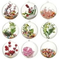 thumbnail image 4 of 5Pcs Christmas Clear Baubles Transparent Ball 5PCS DIY Plastic Ball for Christmas Wedding Decorations Party Decor, 4 of 7