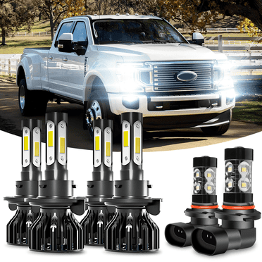 For Ford F250 F350 2017 2018 2019 2020 2021 2022 -6X LED High Low Beam Headlight Bulb Fog Light Lamp