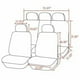thumbnail image 2 of Fundas Universales Para Asientos De Coche, Protección De Cubierta Automática Transpirable Para Coches, 2 of 8