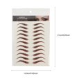thumbnail image 2 of FELTECHELECTR 4 hojas de pegatinas para cejas postizas, tatuajes temporales para cejas a prueba de agua, 2 of 7