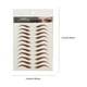 thumbnail image 4 of BRIGHTFUFU 4 hojas de pegatinas de cejas tatuajes de cejas falsas tatuajes de cejas temporales, 4 of 8