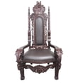 thumbnail image 2 of D-Art Collection Mahogany Lion King Chair in Mahogany wood, 2 of 2