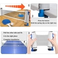 thumbnail image 3 of Foldable Table Tennis Net, Portable Table Tennis Net Stand, Perfect for Ping Pong Table, Desk, Dining Table, Adjustable Length 190CM, 3 of 5