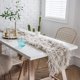 thumbnail image 1 of Nvzi Luxury Faux Fur Table Runner Modern Ultra Soft Long Plush Shaggy Table Runners for Home Kitchen Party Wedding (Coffee, 12x71), 1 of 5