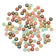 thumbnail image 1 of Uxcell 100 Pcs Perlas de Letras Acrílicas, Perlas Redondas Coloridas de Alfabeto de 4x7mm con Letra Dorada B, Perlas Espaciadoras de Alfabeto Planas para Hacer Joyería, Pulseras y Collares, 1 of 6