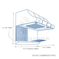 thumbnail image 2 of Campana de Cocina SANAIRE ACAPULCO 80 CM ACERO INOXIDABLE, 2 of 2