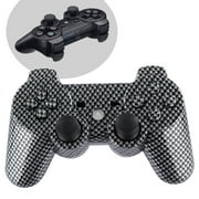 Hydro Carbon Fibre Shell Mod Kit Matching Buttons Set for PS3 Controller