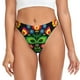 thumbnail image 1 of Fotbe Traditional Floral Polish Tanga Sin Costuras para Mujer con Estampado – Panties Invisibles, Transpirables y Cómodos para Uso Diario-Medium, 1 of 6