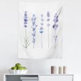 thumbnail image 1 of Lavender Tapestry, Watercolor Florist Art Style Herbs Fresh Rural Field Gardening Theme, Fabric Wall Hanging Decor for Bedroom Living Room Dorm, 5 Sizes, Lavender Lilac and Green, by Ambesonne, 1 of 1