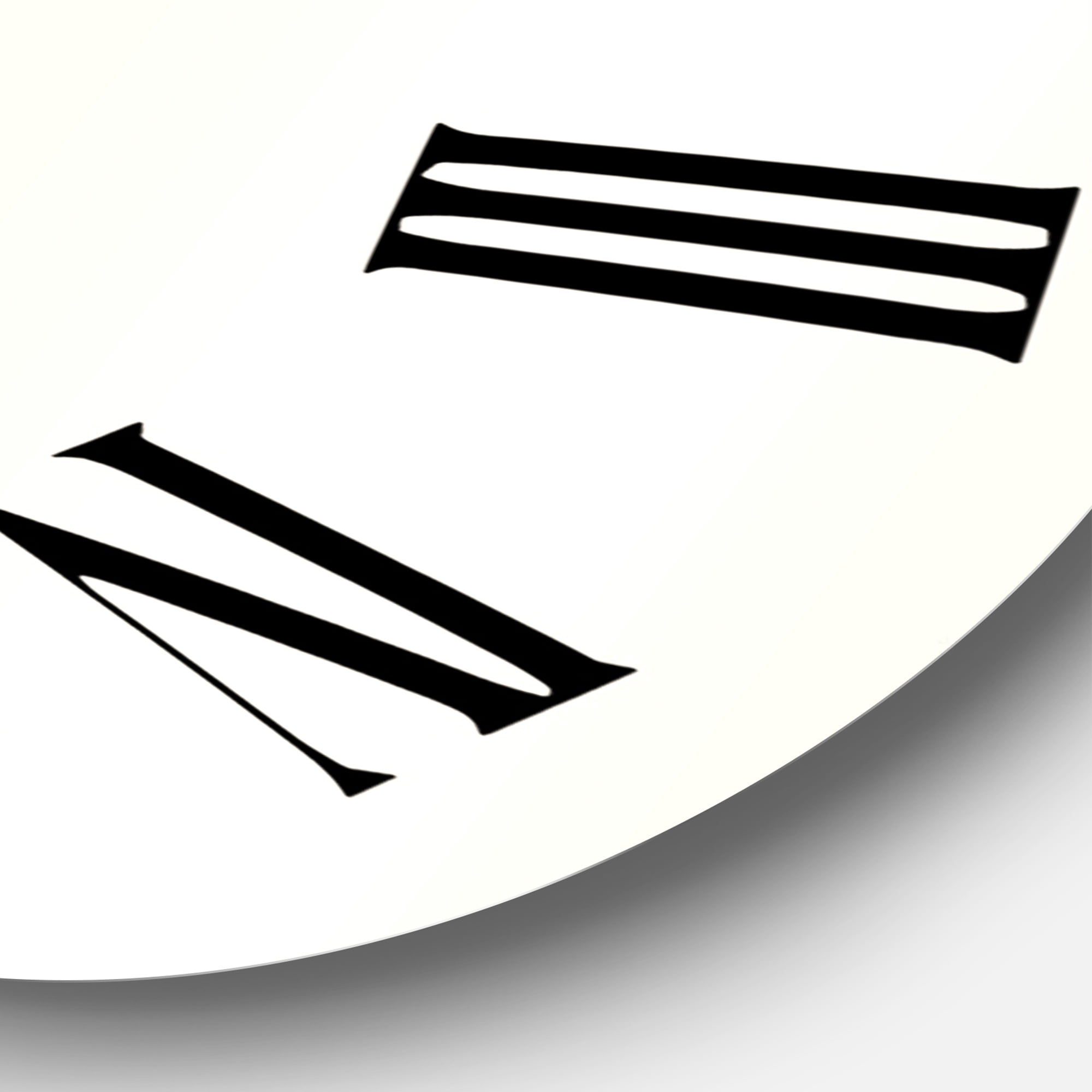 Designart 1 in Quartz Traditional Wall Clock