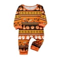 thumbnail image 5 of Grblisyd Matching Family Halloween Pajamas Set Cute Pumpkin Print Short Sleeve Top and Pants 2-Piece PJS for Adults and Kids Holiday Family Pajamas, 5 of 8