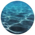 thumbnail image 3 of Bright Sunshine Through Deep Blue Sea Round Small Area Rug, Print Non Slip Washable Floor Mat, Soft Throw Rug for Living Room, Powder Room Entryway, Bathroom, Bedside, 3 of 6