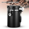 thumbnail image 4 of BLEEUS 40/50/60 Oz Coffee Canister Sealed Food Organizer For Dry Food Home Supplies (Black 1800Ml), 4 of 6