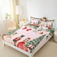 thumbnail image 4 of Manfei Cartoon Elf Princess Bed Sheets, Fairy Tale Nutcracker King Sheets, Christmas Tree Gift Sheet Set, Luxury Bedroom Decor, 4 Pieces, 4 of 7