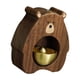 thumbnail image 5 of Timbre de madera de recuerdo, timbre magnético para puerta, timbre para comerciantes. Madera de nogal, 5 of 9
