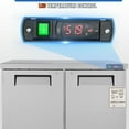 thumbnail image 6 of BENTISM 48"W Refrigerated Prep Table 12.85 Cu. Ft. Food Prep Fridge with 2 Doors, Adjustable Shelf, LED Temp Control, 6 of 9