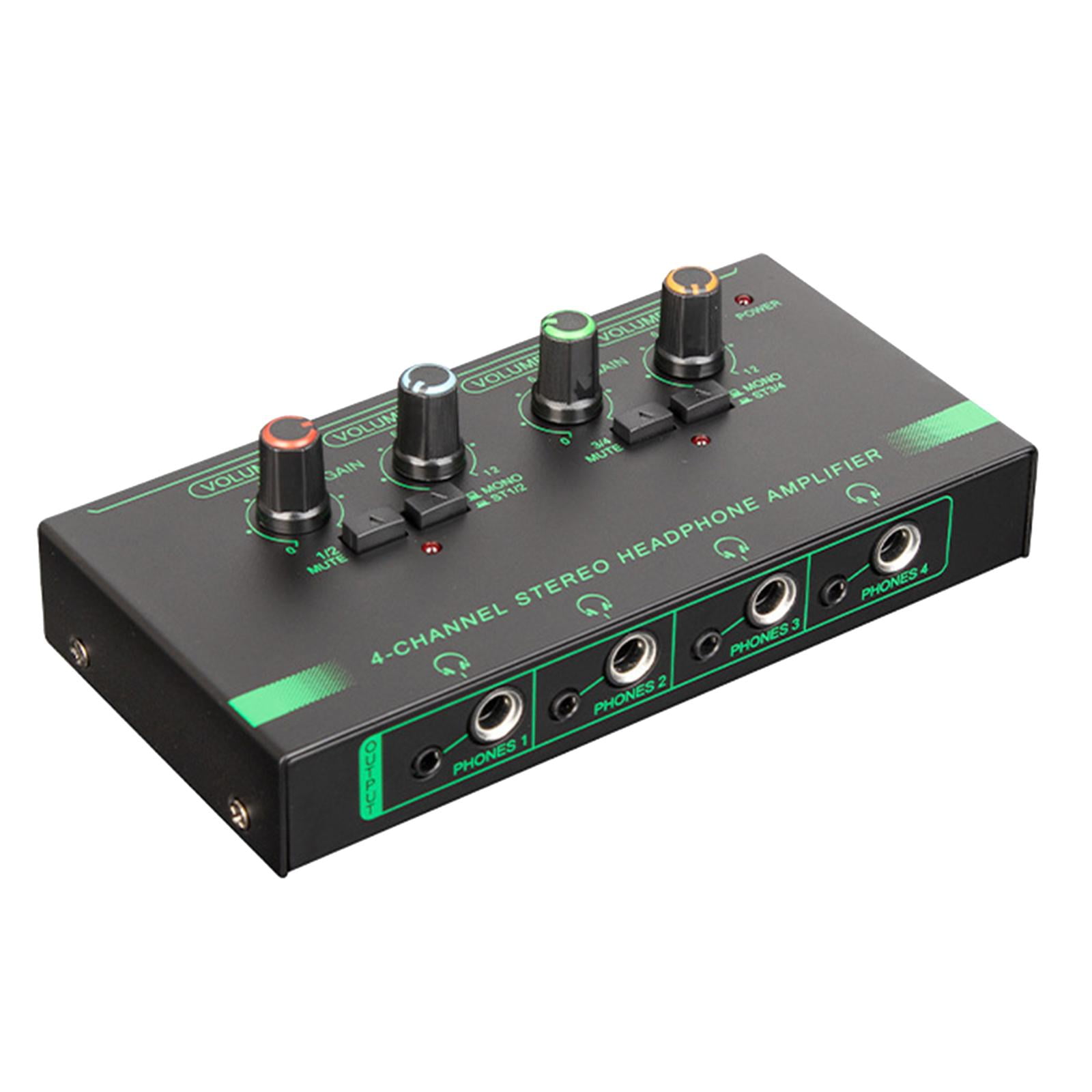 4 Channels Headphone Power Amplifier Mini Headphone Amplifier Precisely